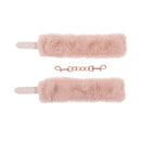 Sex And Mischief Peaches N Creame Fur Handcuffs Peach Restraints
