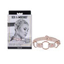 Sex And Mischief Peaches N Creame Ring Day Bondage Collar Peach