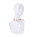 Sex And Mischief Peaches N Creame Ring Day Bondage Collar Peach