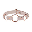 Sex And Mischief Peaches N Creame Ring Day Bondage Collar Peach