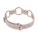 Sex And Mischief Peaches N Creame Ring Day Bondage Collar Peach