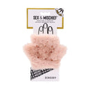 Sex And Mischief Peaches N Creame Spiked Sensory Glove Peach