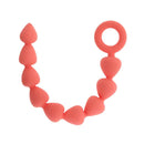 Sex And Mischief Peaches n CreaMe Silicone Anal Beads Peach 23 cm