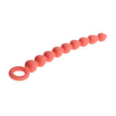 Sex And Mischief Peaches n CreaMe Silicone Anal Beads Peach 23 cm