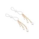 Sex And Mischief Pearl Nipple Ties Gold Pearl Nipple Restraints
