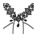 Sex And Mischief Lace Collar With Nipple Ties