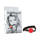 Sex And Mischief Solid Red Ball Gag