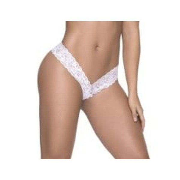 Sexy Lace Thong White Extra Large