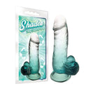 Shades 6 Inch Jelly Tpr Dong Emerald