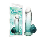 Shades 6 Inch Jelly Tpr Dong Emerald