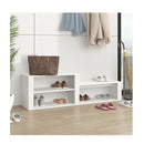 Shoe Cabinet White 150X35X45 Cm Engineered Wood