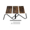 Shoe Rack Storage Shelves Organiser 3 Tiers Shoe Stand Industrial Black