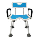 Shower Chair With Adjustable Armrests