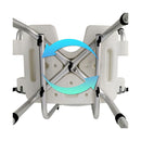 Shower Chair With Adjustable Armrests
