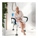 Shower Chair With Adjustable Armrests