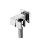 Shower Swivel Holder Wall Water Inlet Connector Hose Square