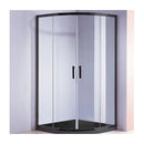 90x90cm Rounded Curved Shower Base in Black