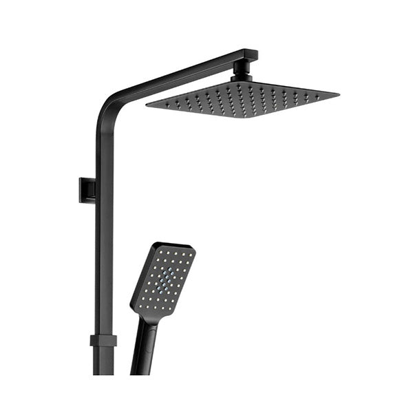 8 Inch Rain Head Set Sliding Rail 3 Modes Handheld With Shower Mixer