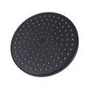 200Mm Bathroom Showerhead Round Rainfall Shower Head Abs Plastic Black