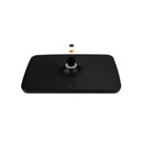 Rectangle Rainfall Shower Head Abs Plastic Black