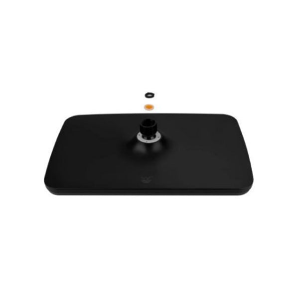 Rectangle Rainfall Shower Head Abs Plastic Black