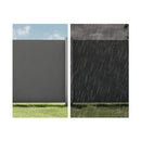 Side Awning Sun Shade Outdoor Blinds Retractable Screen 180Cmx300Cm Grey