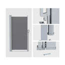Side Awning Sun Shade Outdoor Blinds Retractable Screen 180Cmx300Cm Grey