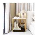Modern 3 Tier Side Table With Storage For Living Room And Bedroom