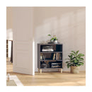 Sideboard High Gloss Grey 57X35X70 Cm Engineered Wood