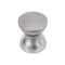 Silver Hammered Hourglass Stool