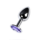 Silver Metal Anal Plug Small