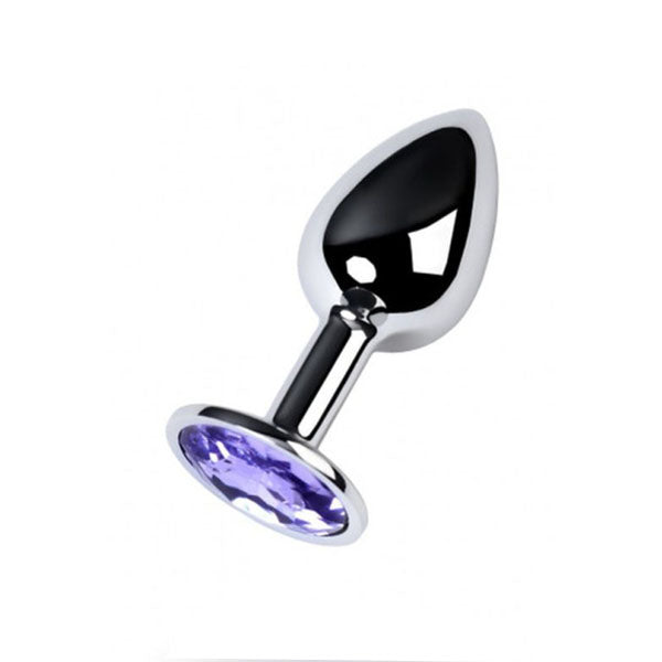 Silver Metal Anal Plug Small