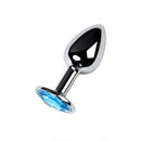 Silver Metal Anal Plug Small