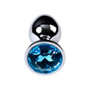 Silver Metal Anal Plug Small