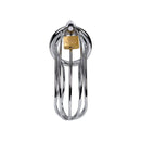 Silver Metal Birdcage Cock Cage