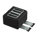 Silver Noir Collection 4 Slice Toaster With Dual Controls