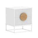 Silvia Bedside Table With 2 Drawers