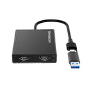 Simplecom Da369 Usb 3 Usb C To Dual 4K Hdmi 2 Display Adapter For 2X
