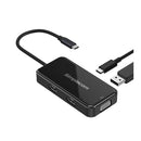 Simplecom Da451 5In1 Usb C Multiport Adapter Mst Hub Vga And Dual Hdmi