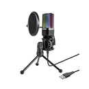 Simplecom Um650 Usb Cardioid Condenser Microphone Gaming Rgb Lights