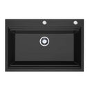 Single Bowl Kitchen Sink With Steps Granite 840Mm