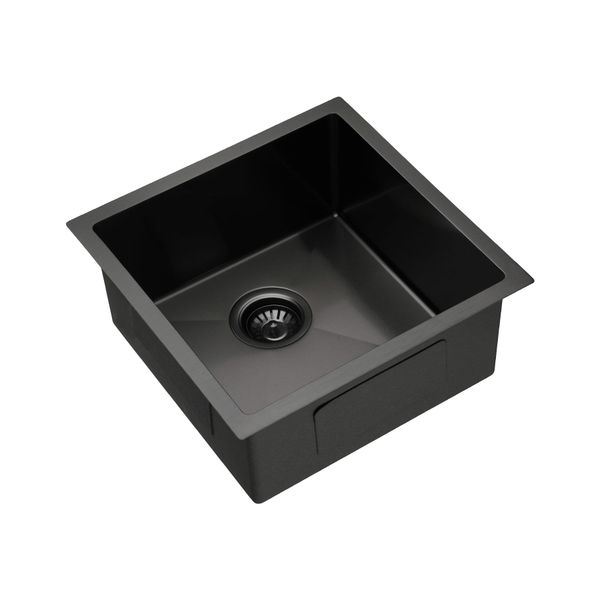 Stainless Steel Kitchen Sink Nano Single Bowl With Smart Control Knob