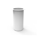 Single Drum Table Base Only 450Mm Dia X 705Mm H White