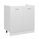 Sink Bottom Cabinet White Engineered Wood