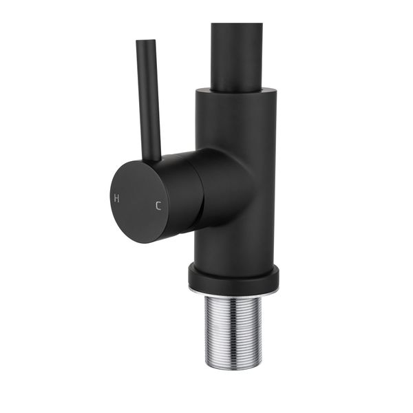 2 Modes Kitchen Sink Mixer Tap Pull Out Swivel Spout Laundry Faucet