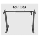 Sit Stand Desk Frame 58 X 90 To 135Cm 72 To 118Cm Adjustable Black