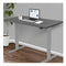 Sit To Stand Up Standing Desk 140X60Cm 72 To 118Cm Adjustable Black Silver