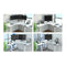 Sit To Stand Up Corner Standing Desk 72 To 120Cm Dual Motor White Frame