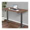 Sit To Stand Up Standing Desk 120X60Cm 72 To 118Cm Walnut Style Black