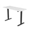 Sit To Stand Up Standing Desk 120X60Cm 72 To 118Cm White Black Frame